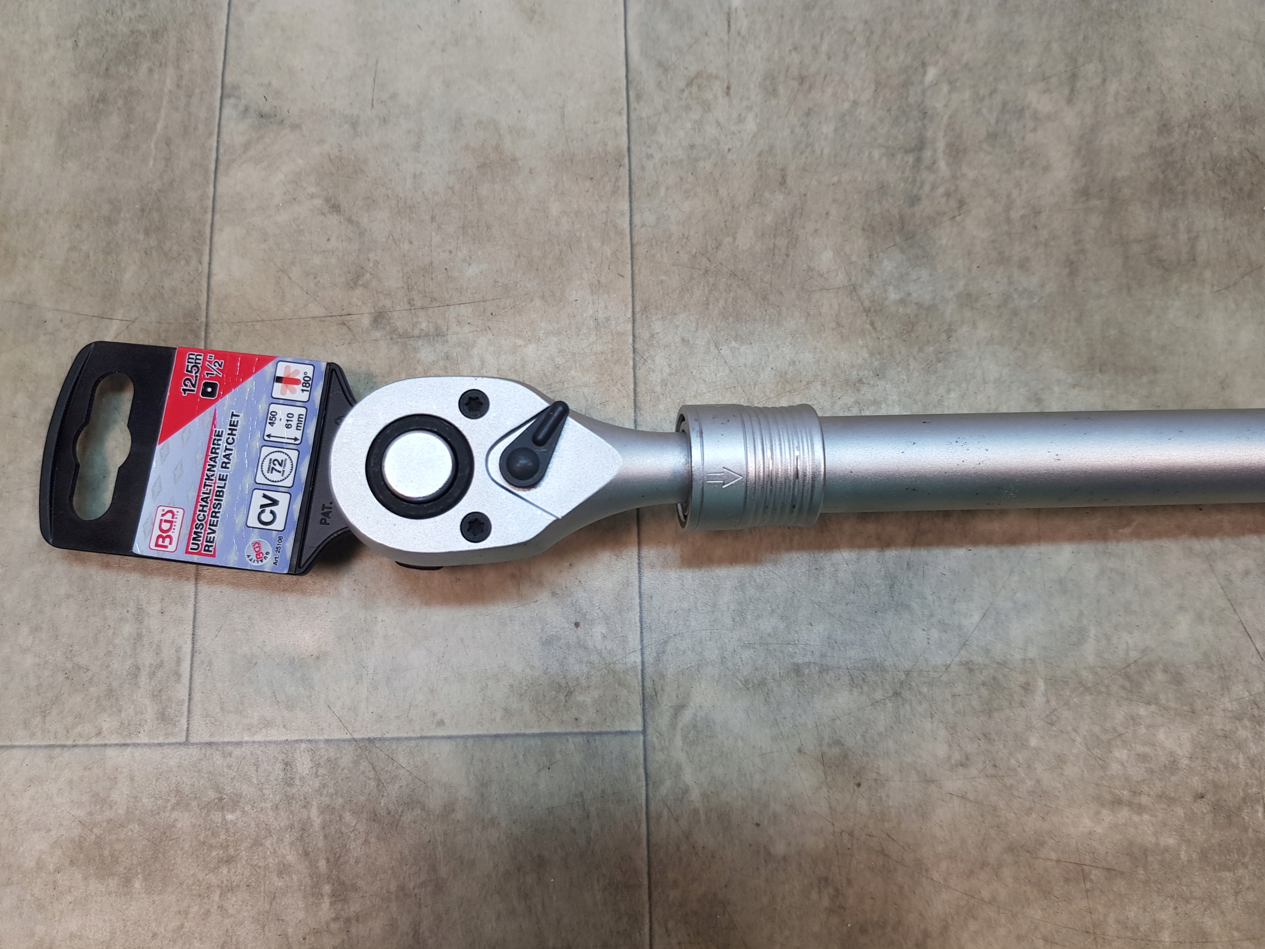 Grzechotka wysuwana 1/2", 450-610mm BGS 25108 Kod producenta 25108