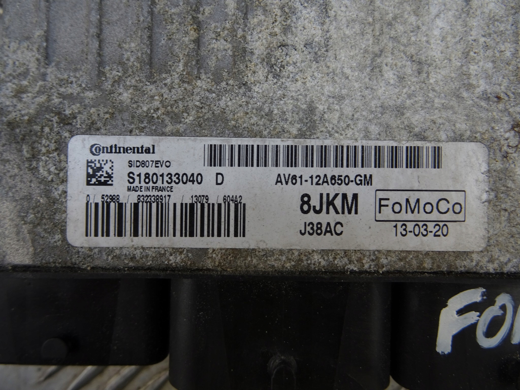 FORD FOCUS MK3 computer of the engine AV61-12650-GM 1.6 TDCI