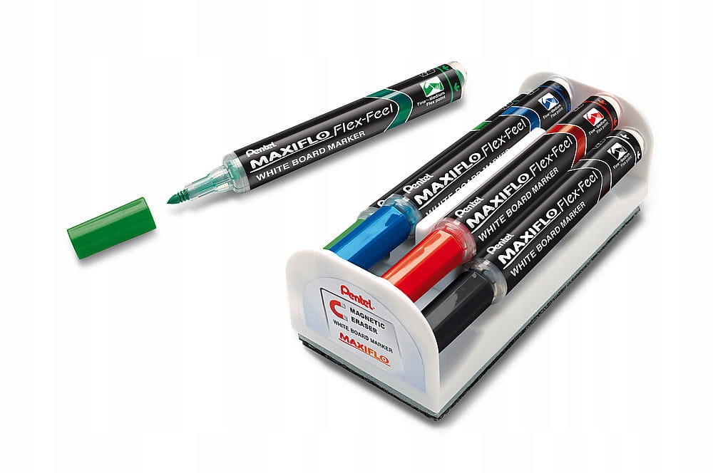 

Marker Pędzel do tablic Pentel Maxiflo Flex Zestaw