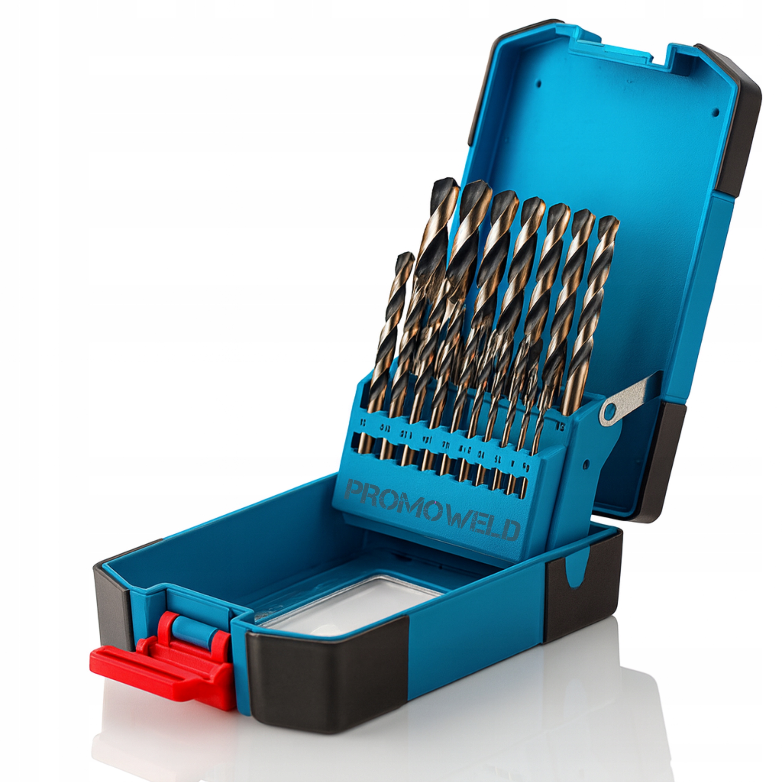 Komplet wierteł do metalu Hss Pro 1-10 mm 19 szt. szlif 135° cylindryczne