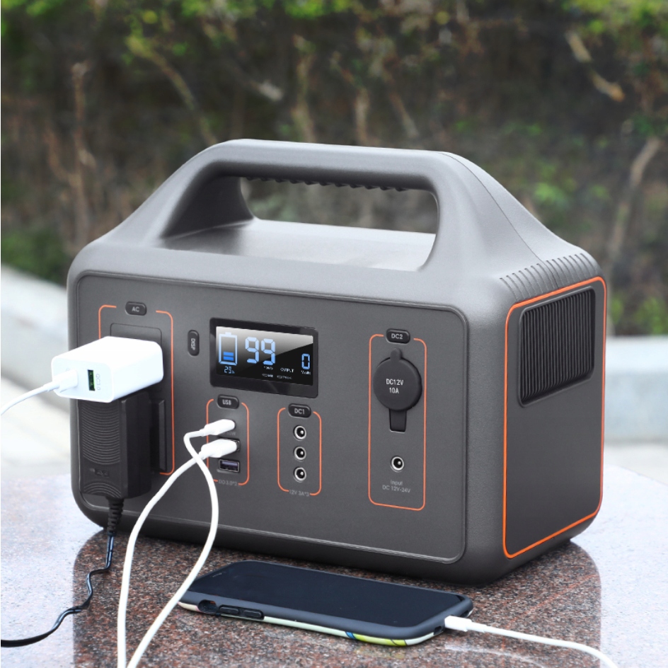 PRZENOŚNA STACJA ZASILANIA ŁADOWARKA AKUMULATOT TRAVEL 1200 600W POWER Złącza USB