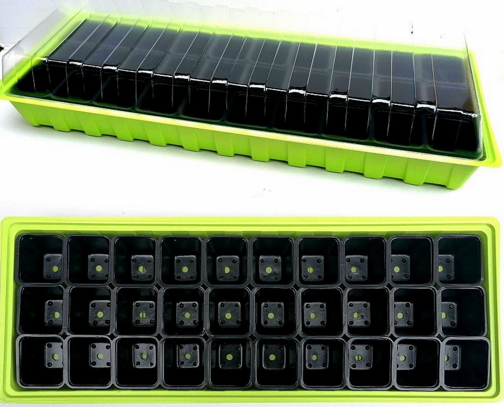 

Duża Mini Szklarenka Szklarnia Inspekt 30 komórek