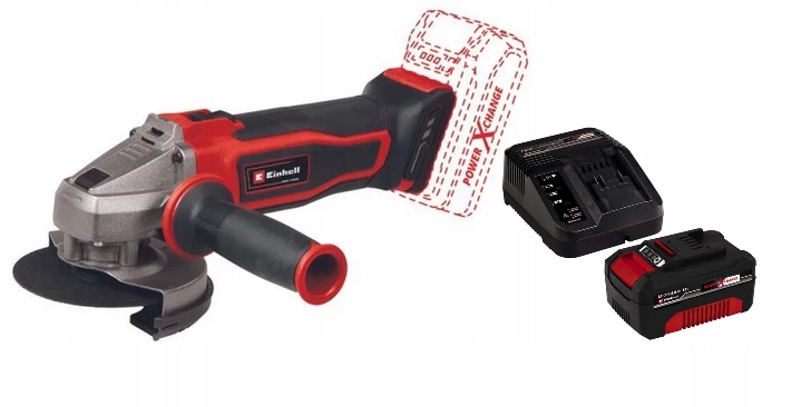Einhell Úhlová Bruska Te-ag 18/115 Set 4,0AH