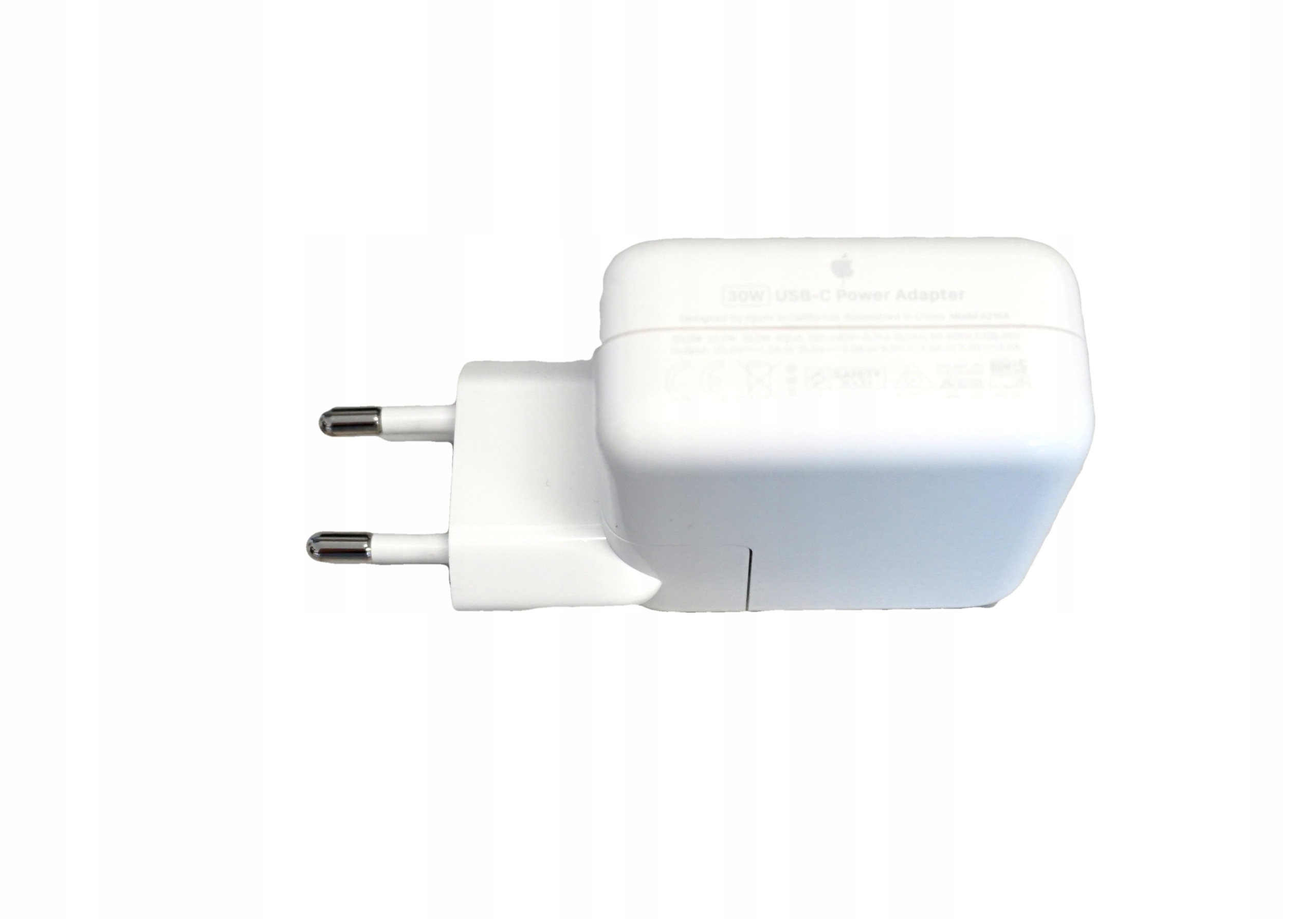 ZASILACZ 30W APPLE POWER ADAPTER USB-C A2164 Stan opakowania brak opakowania