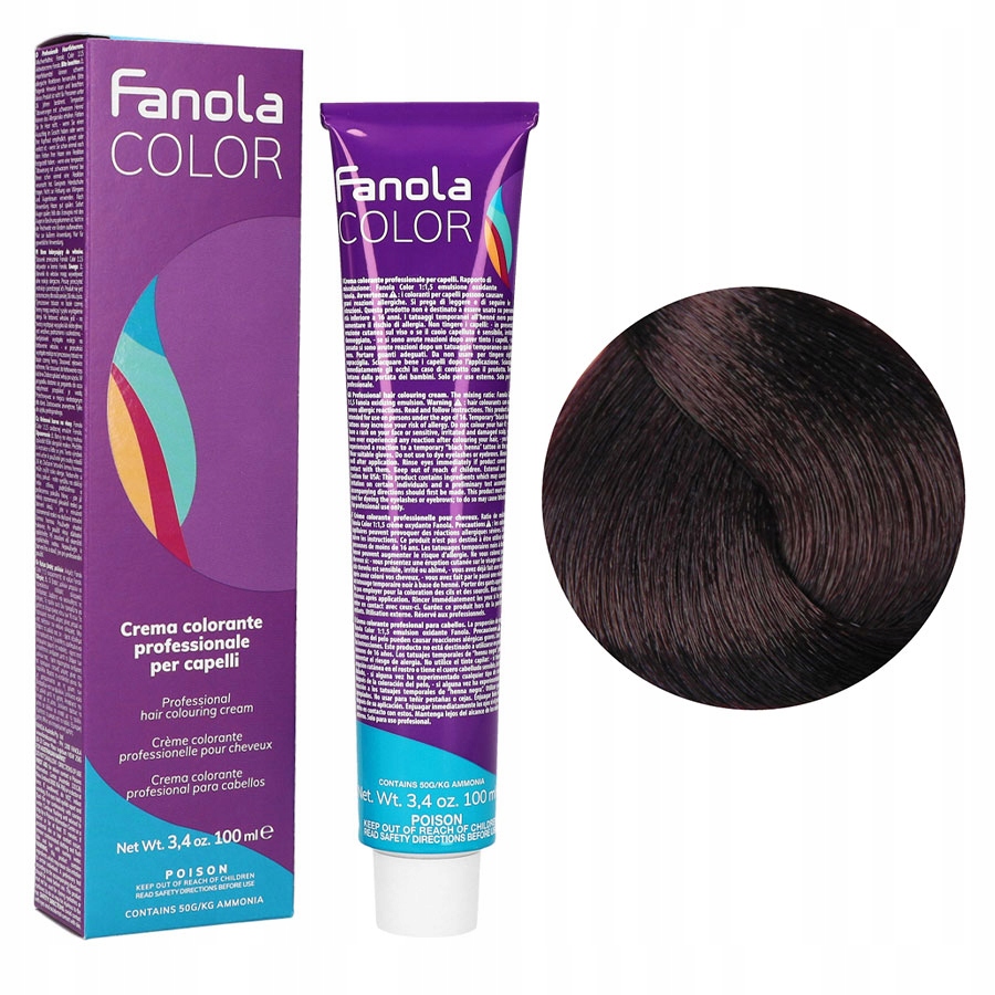 FANOLA 6.2 CREMA COLORE FARBA DO WŁOSÓW 100ML