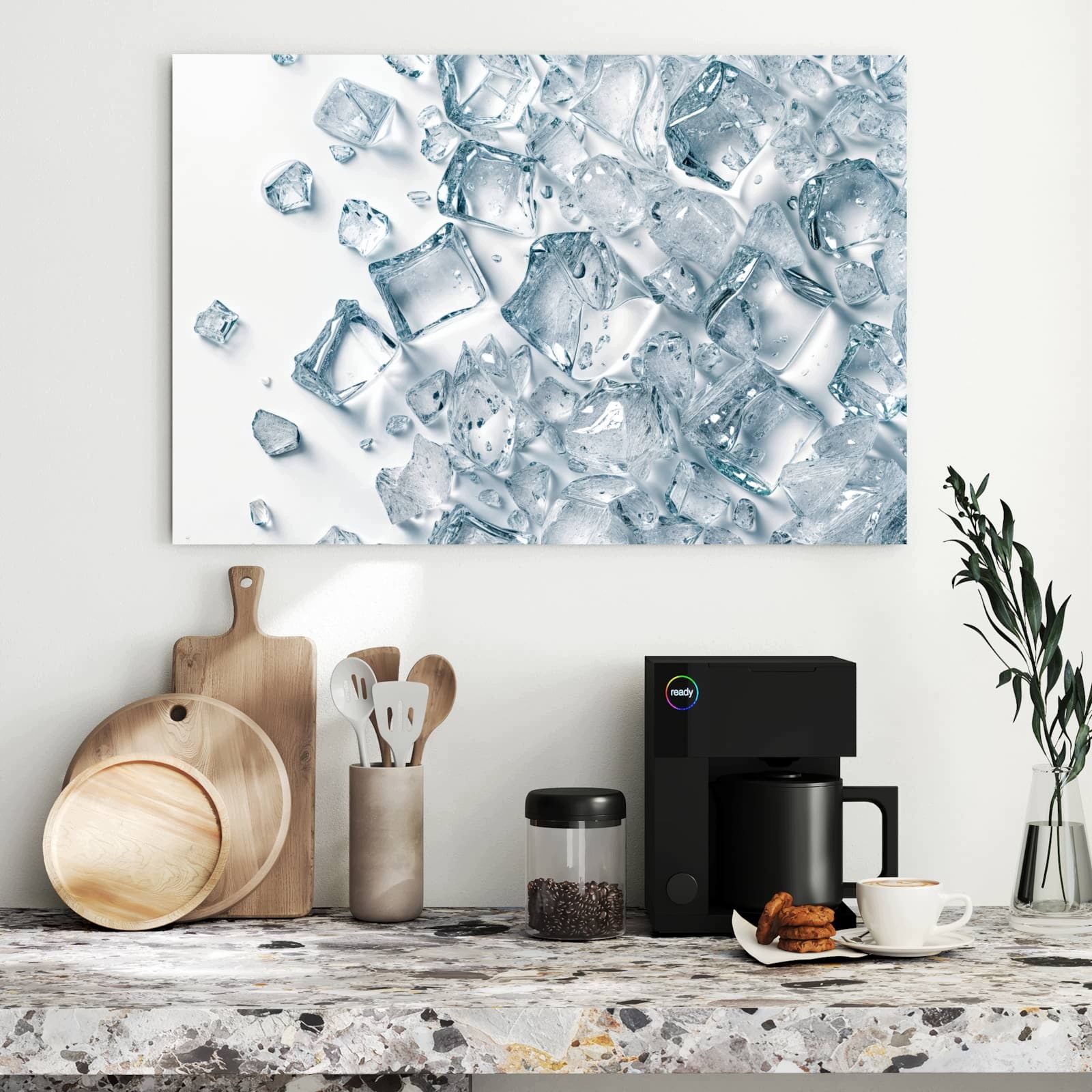 Magnetická tabule Kostky ledu Hromada 90 × 60 cm