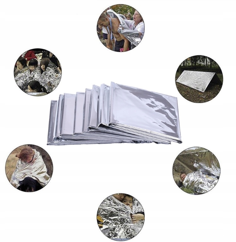 TERMICZNY KOC RATUNKOWY FOLIA ŻYCIA MATA - CE Stan opakowania oryginalne