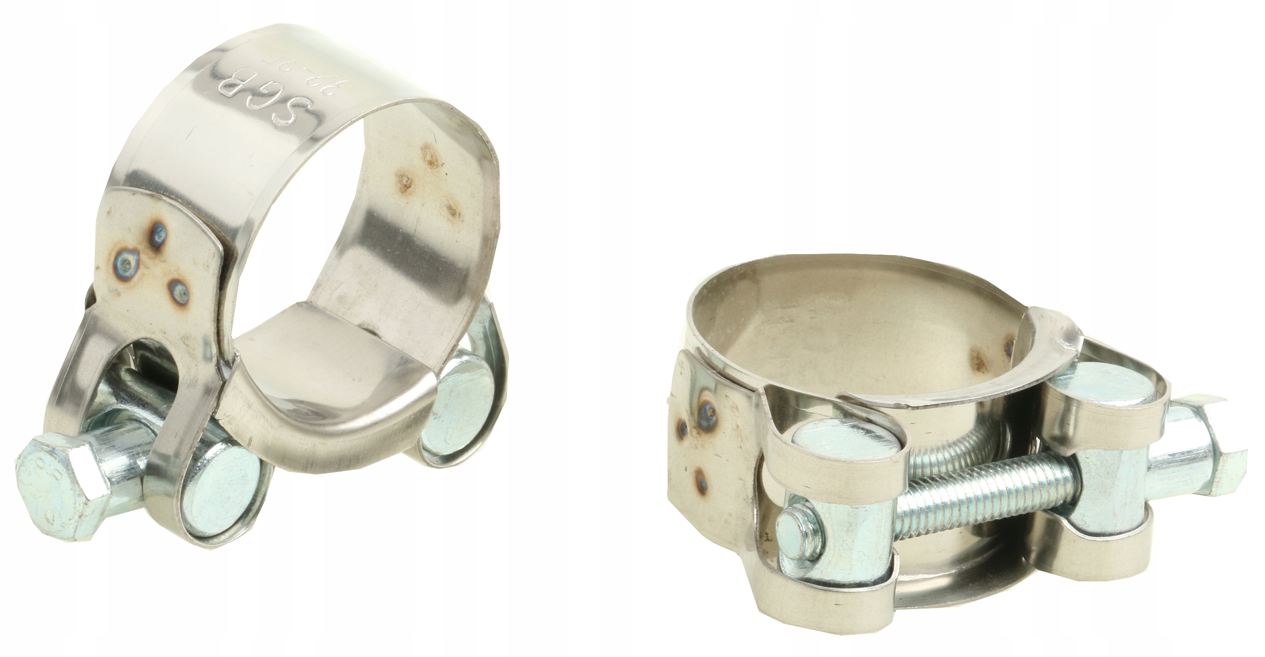 OBEJMA OPASKA ZACISKOWA SKRĘCANA METALOWA NIERDZEWNA GBS SGB 32-35 2 szt