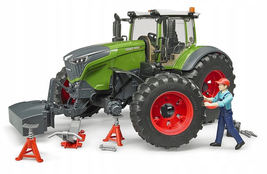 BRUDER 04041 TRAKTOR FENDT+FIGURKA MECHANIKA 62100 Marka Bruder