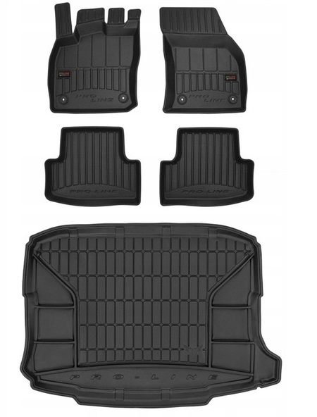 Set 3D gumové rohože Seat Ateca od roku 2016