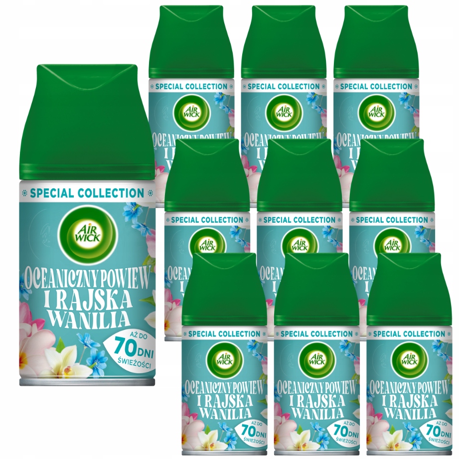 Air Wick Náplně Do Osvěžovače Vzduchu Oceánský Vánek Vanilka 10 X 250 ML