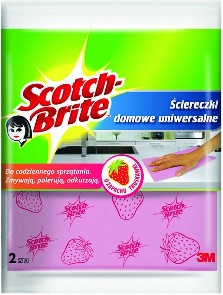 

Ściereczka truskawkowa 3M Scotch Brite 2szt różowe