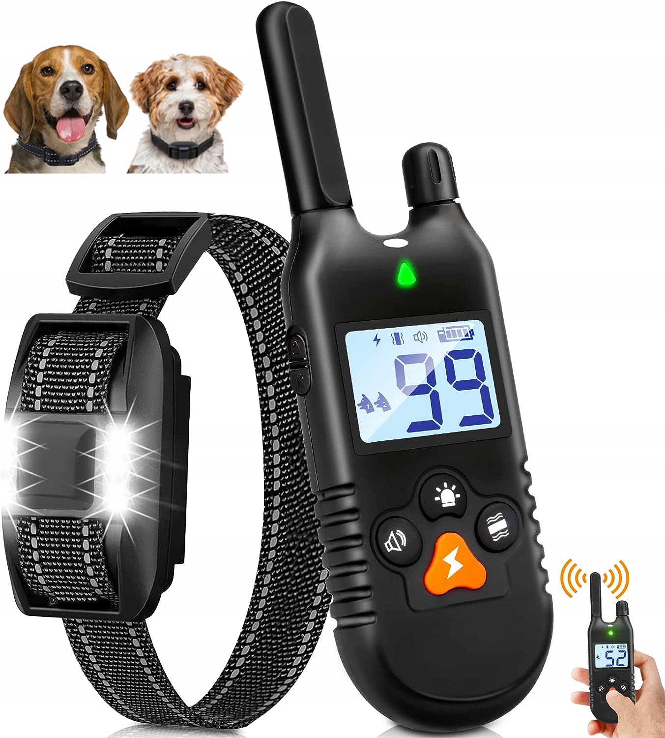 Levně Elektrický Protištěkací Výcvikový Obojek Treser