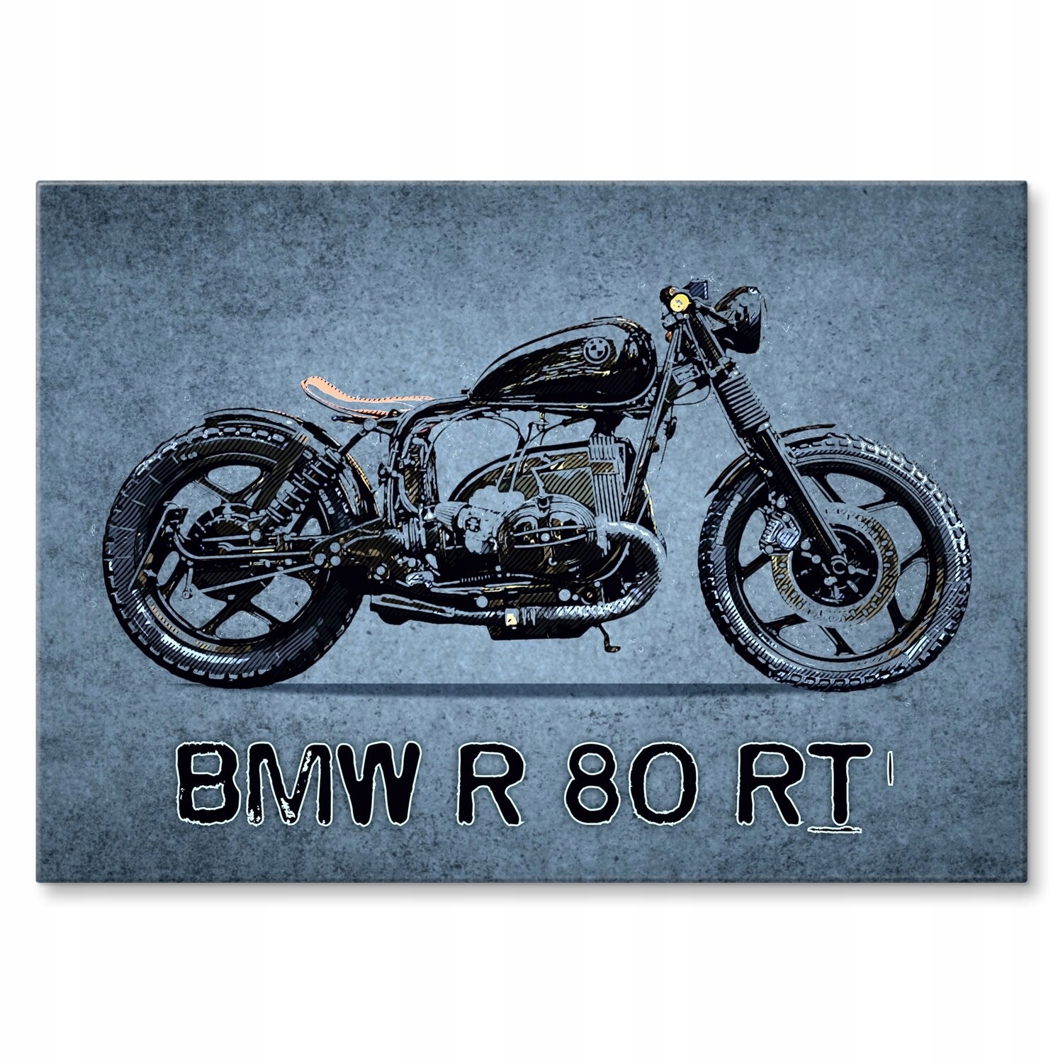 Kovový plakát Bmw R80 Rt Szyld Plech 30 x 42 cm Dárek