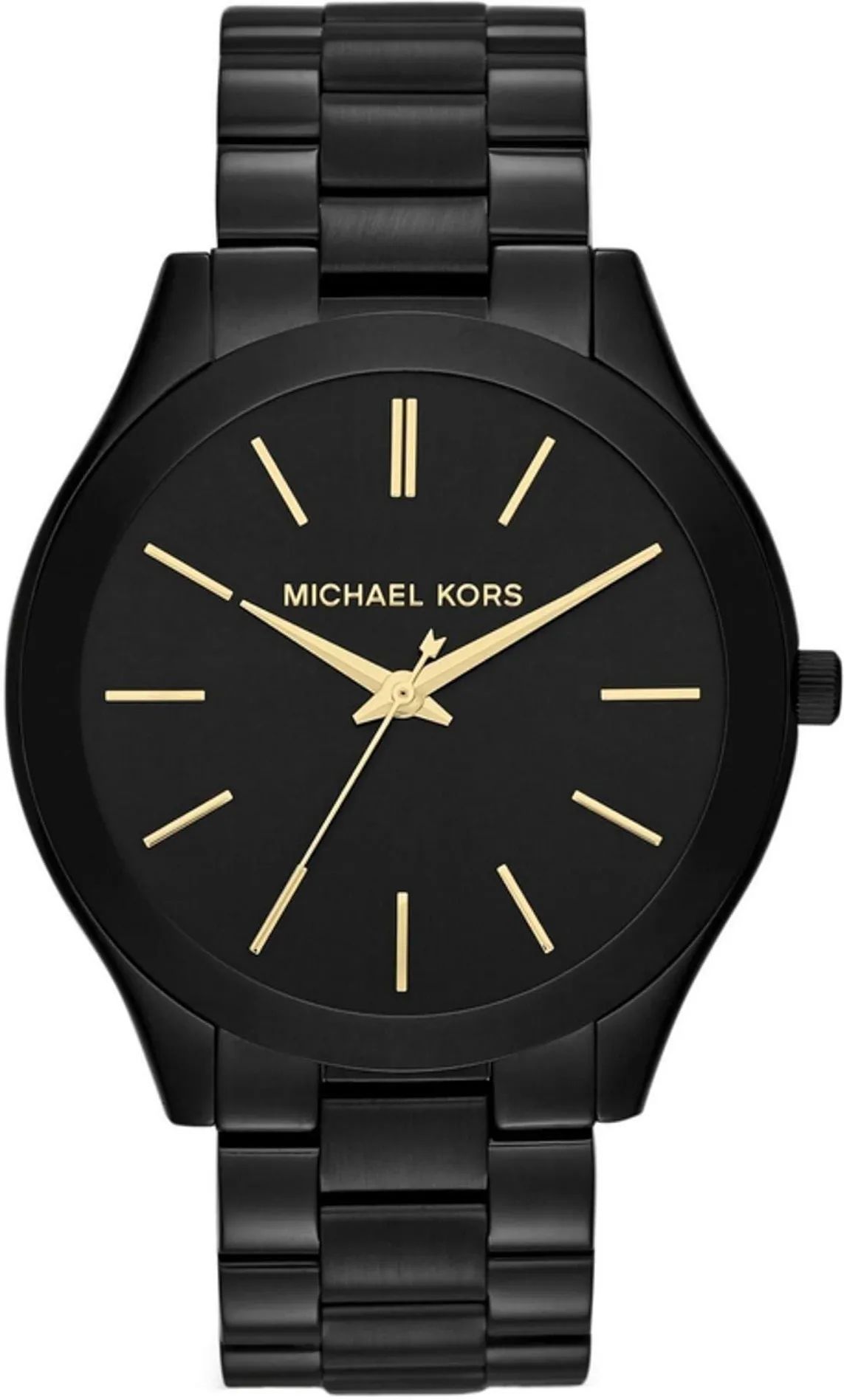 Dámské hodinky Michael Kors Slim Runway MK3221 – Monochromatický All-Black
