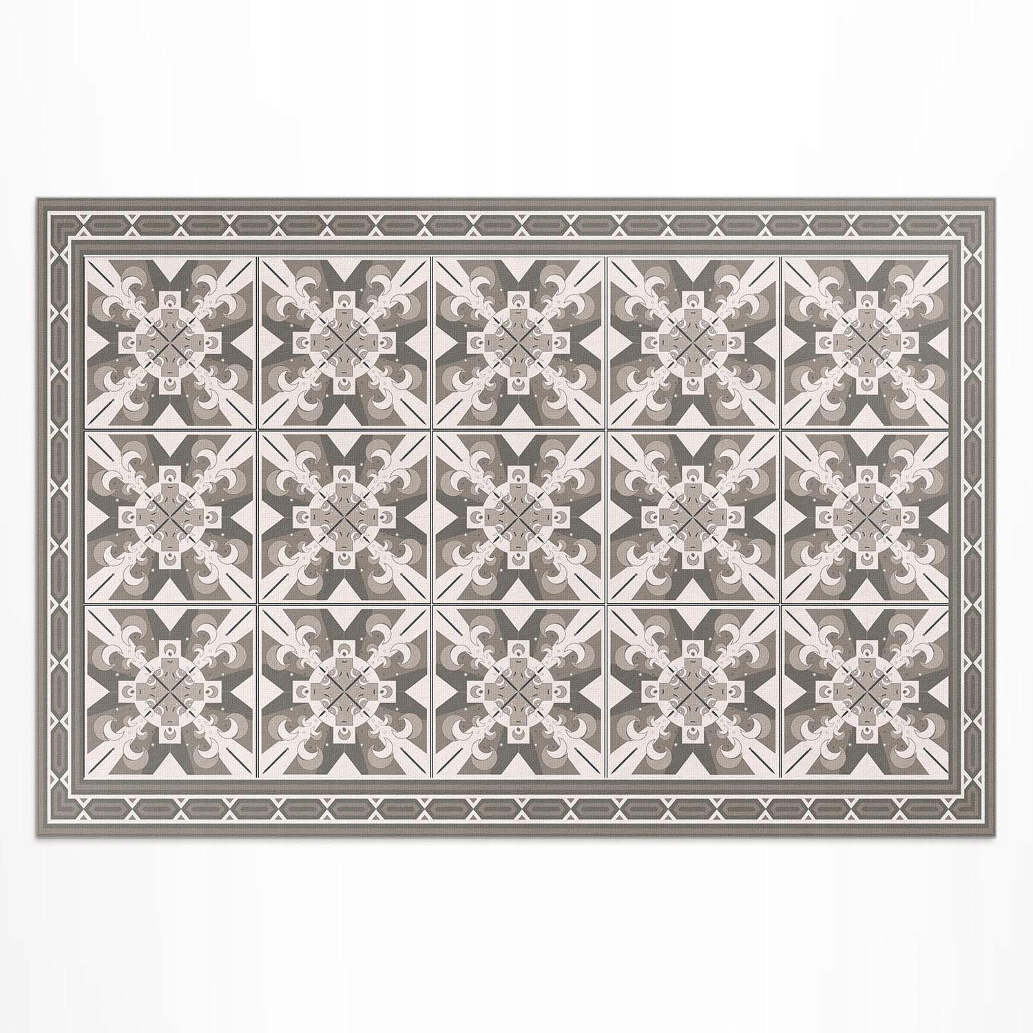 Vinylový vonkajší chodník Geometrické kosoštvorce zdobené dlaždicami 120 x 80 cm