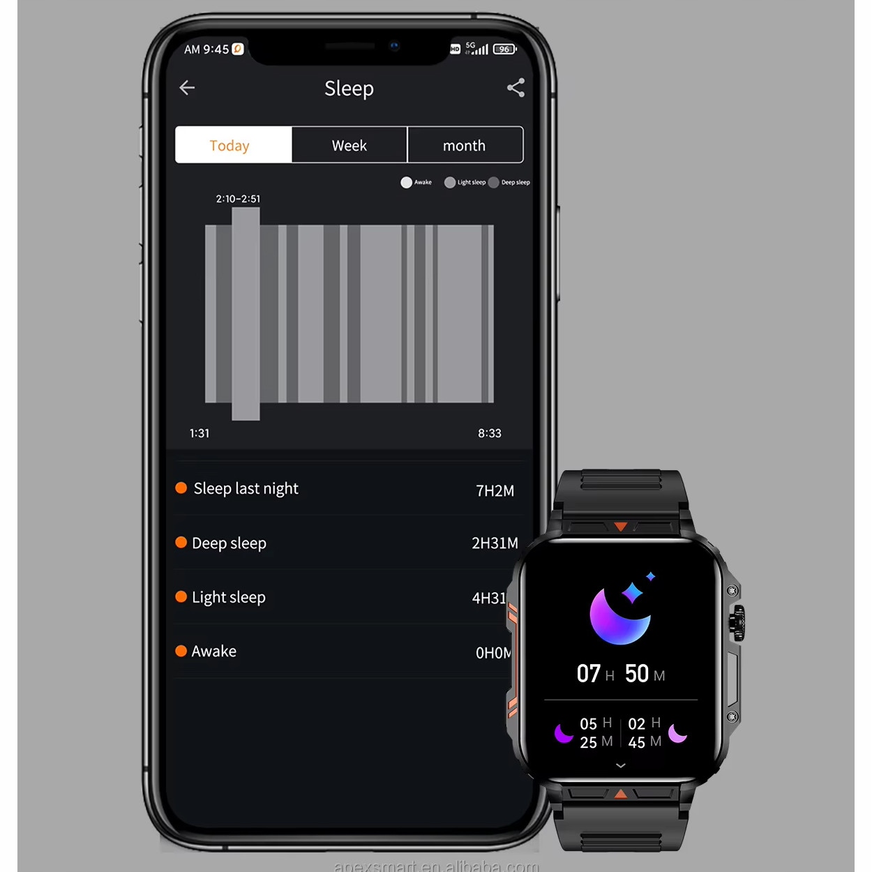 Smartwatch męski menu PL 340 mAh Bluetooth Call!! SMART WATCH PRO + FOLIA Model inny