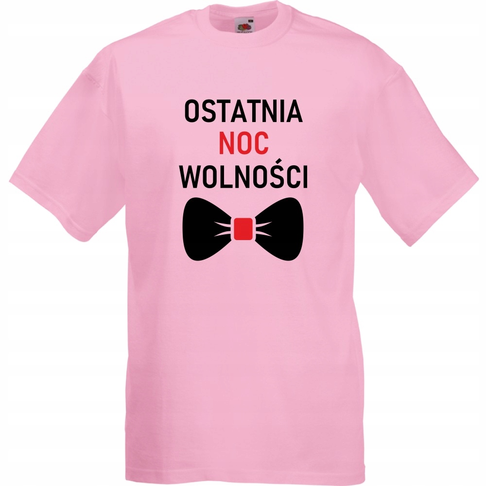 

Koszulka wieczór kawalerski XL różowa
