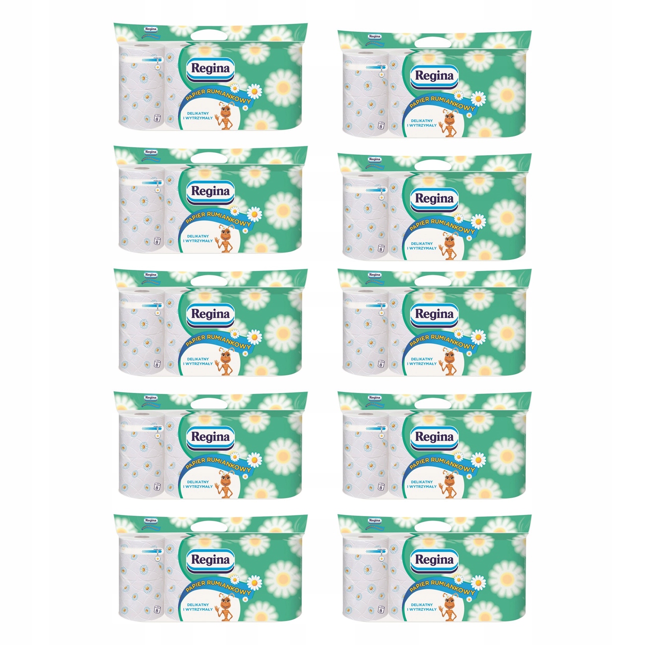 

Papier toaletowy rumiankowy Regina 80 rolek