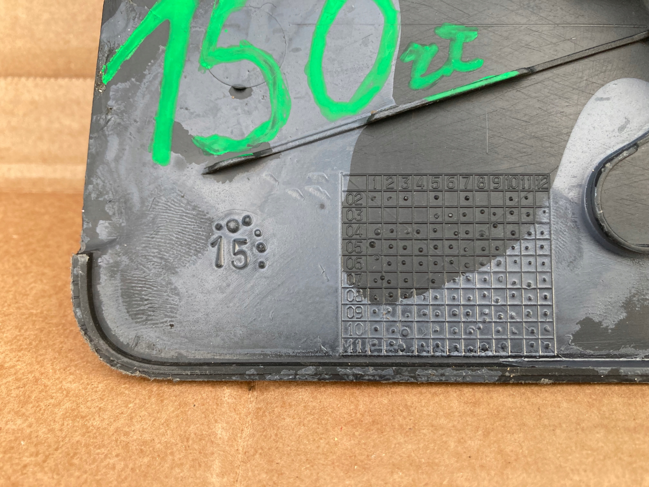 VW T5 TRANSPORTER Lift 10- Stopien cap for threshold door sliding left
