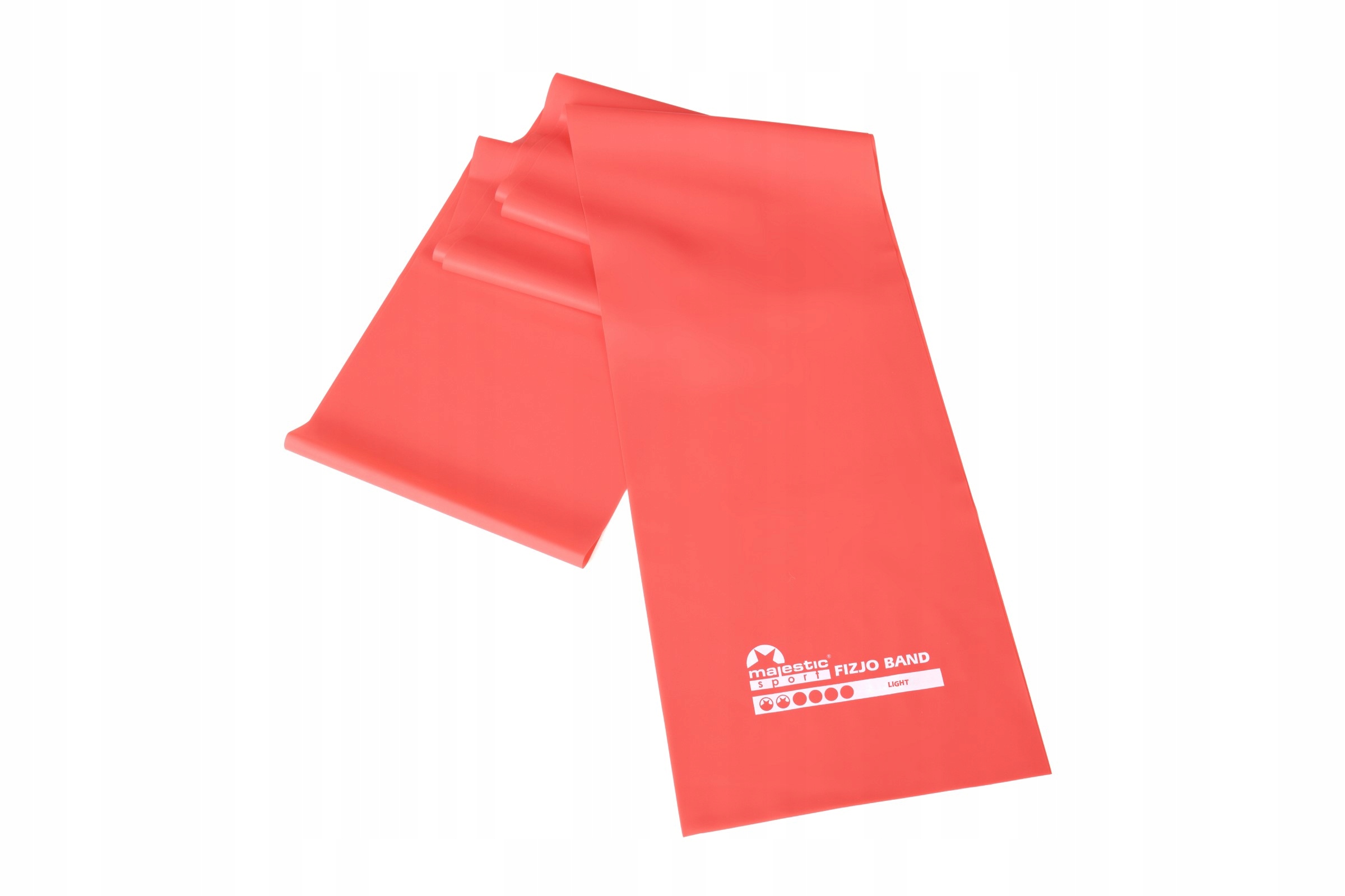 Taśma do ćwiczeń rehabilitacji guma Majestic Sport Szerokość 150 mm
