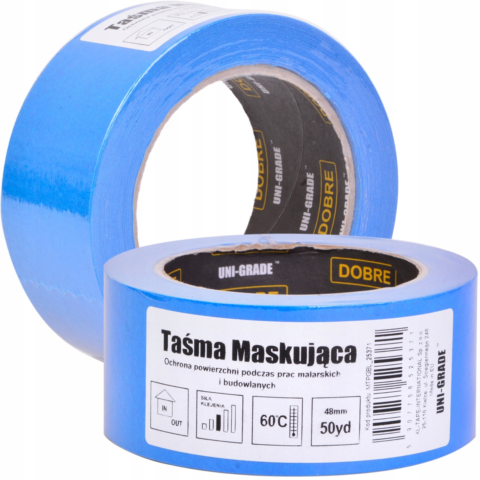 

Taśma Malarska Maskująca Blue Dolphin 48MM 50YD