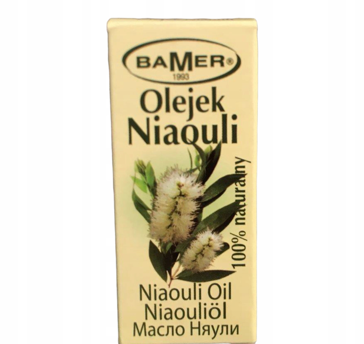 

Olejek eteryczny Niaouli 100% naturalny Bamer