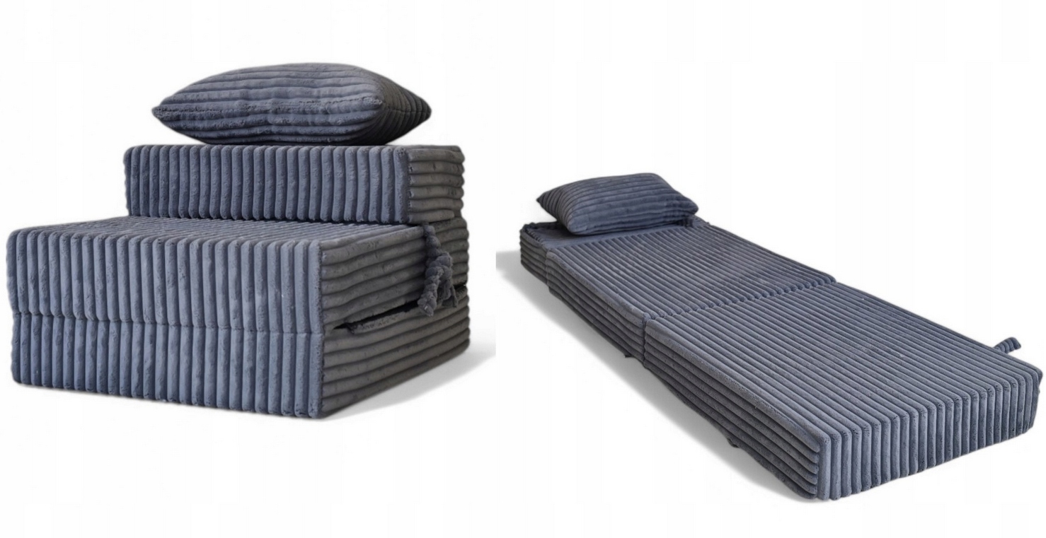 Matrace Skládací Křeslo 200x70x15 cm Grafit