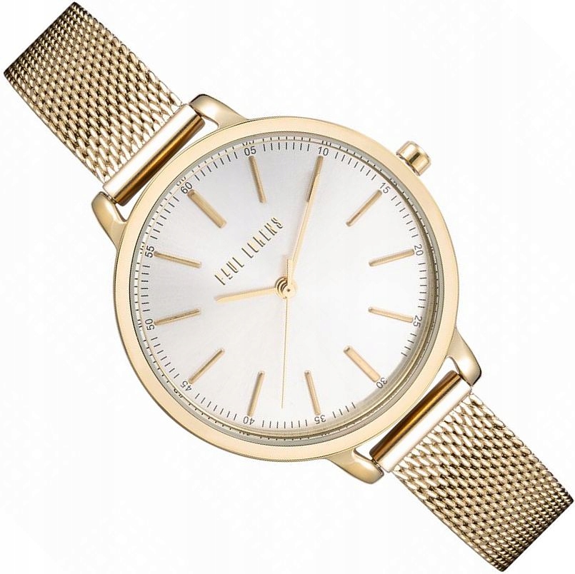 Elegantní Dámské Hodinky Paul Lorens PL11760B-3D1 Stříbrno-zlatý Mesh 34 mm