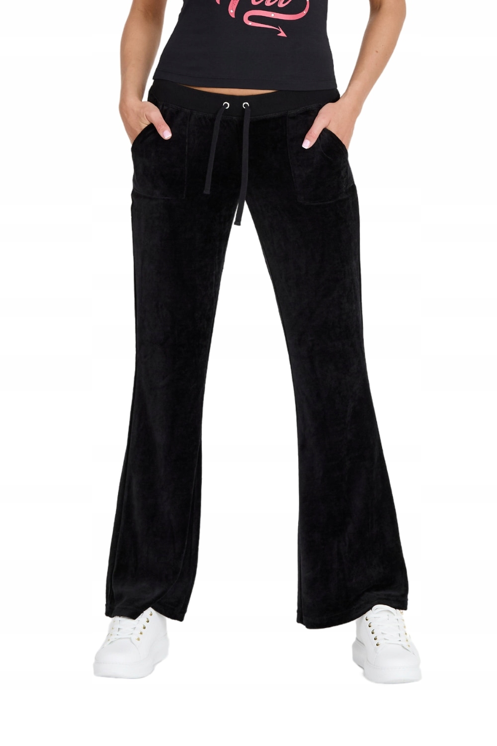 Juicy Couture Černé kalhoty Caisa Ultra Low Rise S