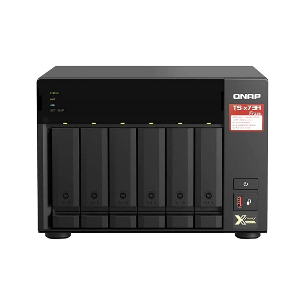 Súborový Server Qnap TS-673A-8G 6-BAY Nás, Amd Ryzen Embedded V1500B 2,2 Ghz