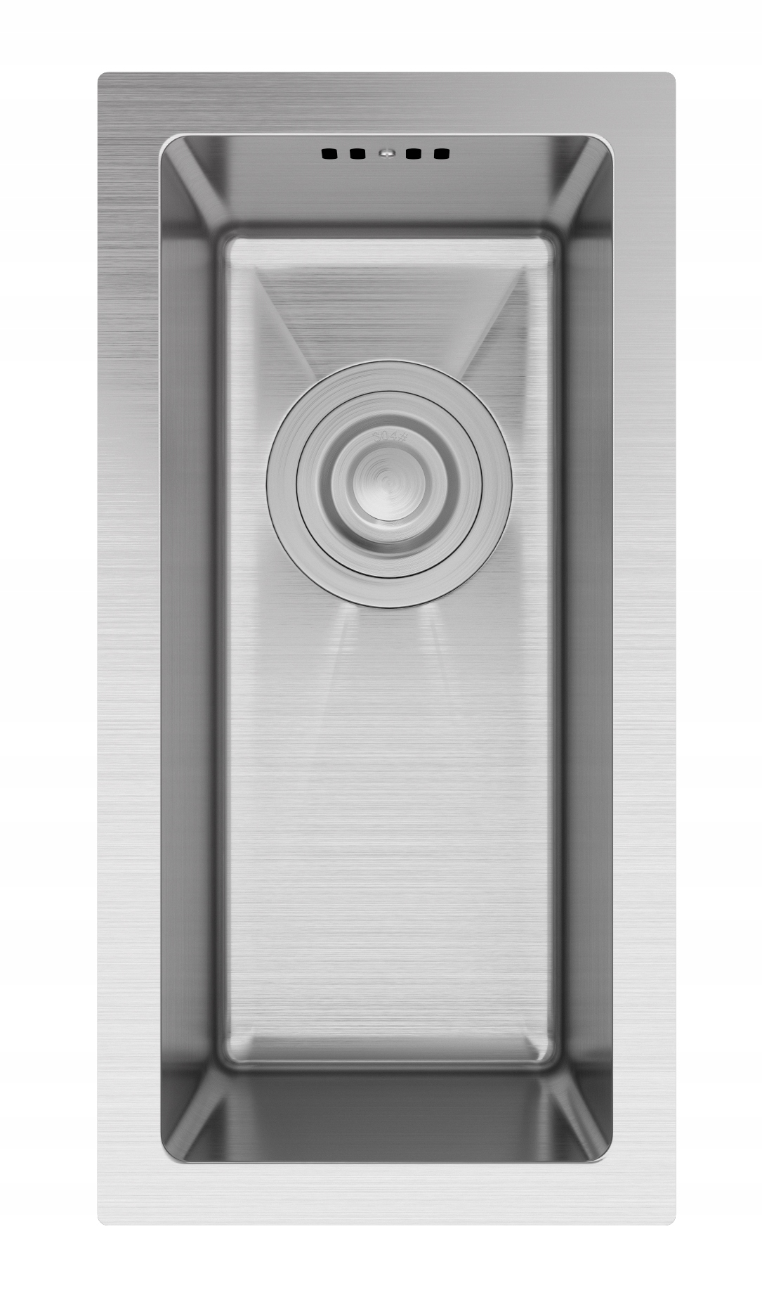 Úzky Závesný Oceľový Drez Slim Chróm BARI22