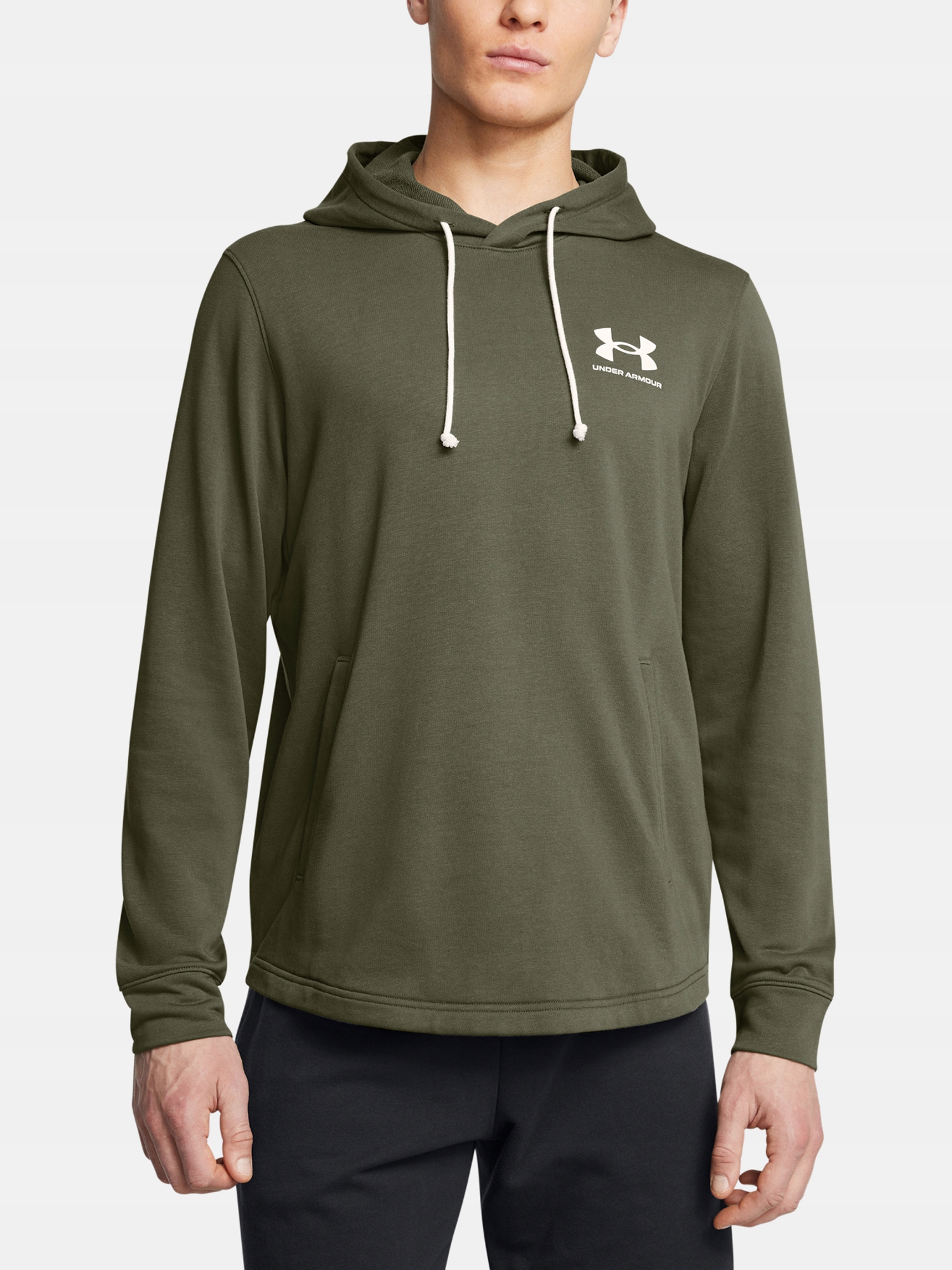 Pánská mikina Under Armour Ua Rival Terry LC Hd-grn