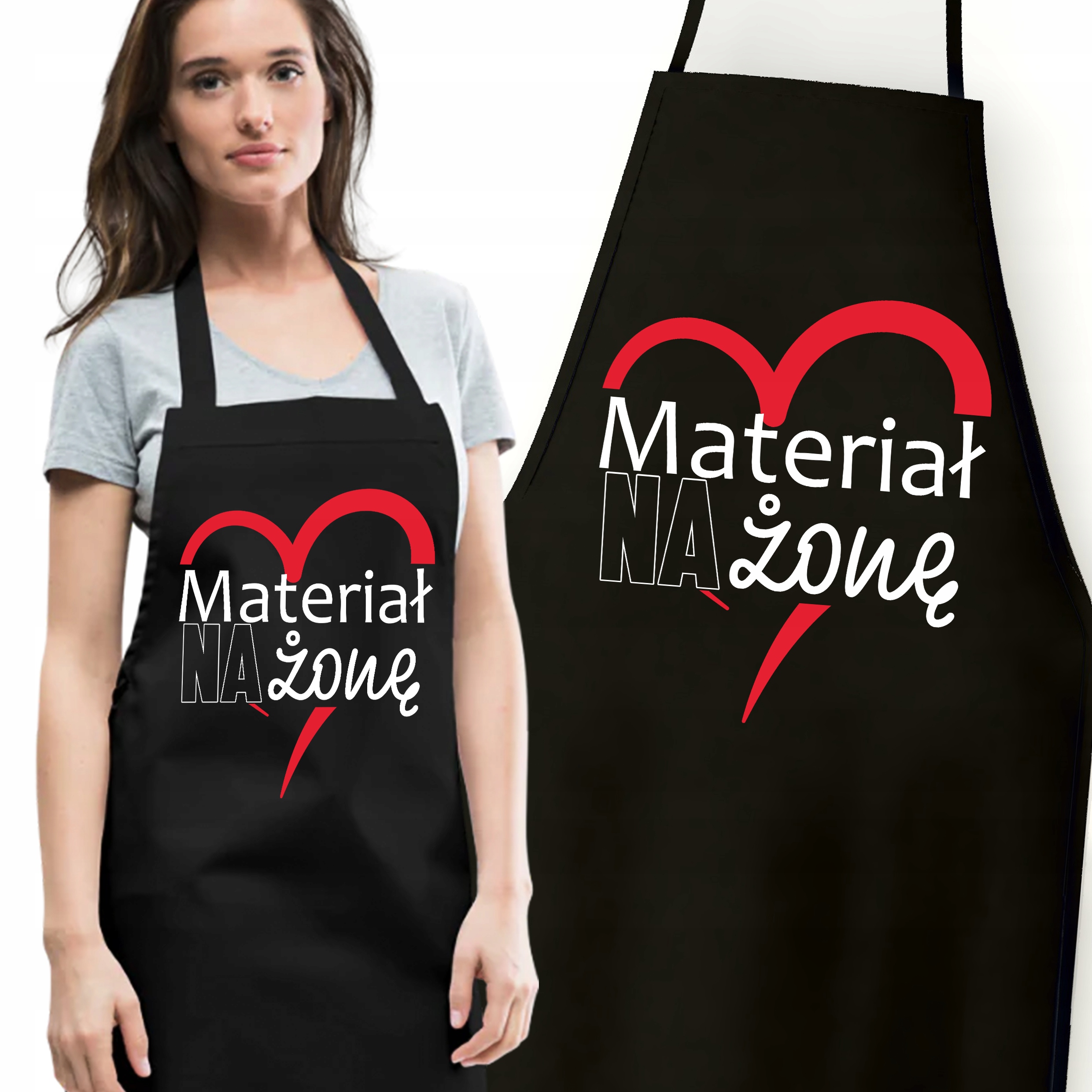 Kuchyňská Zástěra Dárek Pro Dívku Materiál Pro Manželku Vysoká Kvalita Vzor