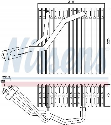 PAROWNIK KLIMATYZACJI 92176 NISSENS AUDI A3 TT 8L EAN (GTIN) 5707286250550