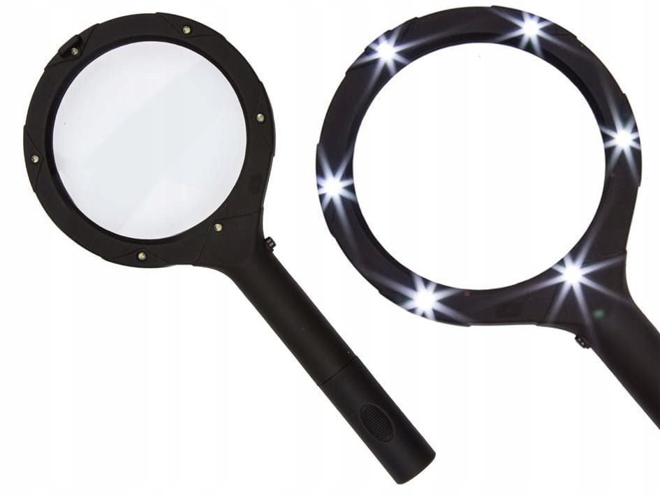 

Lupa Szkło Powiększające Diodami Led Światło