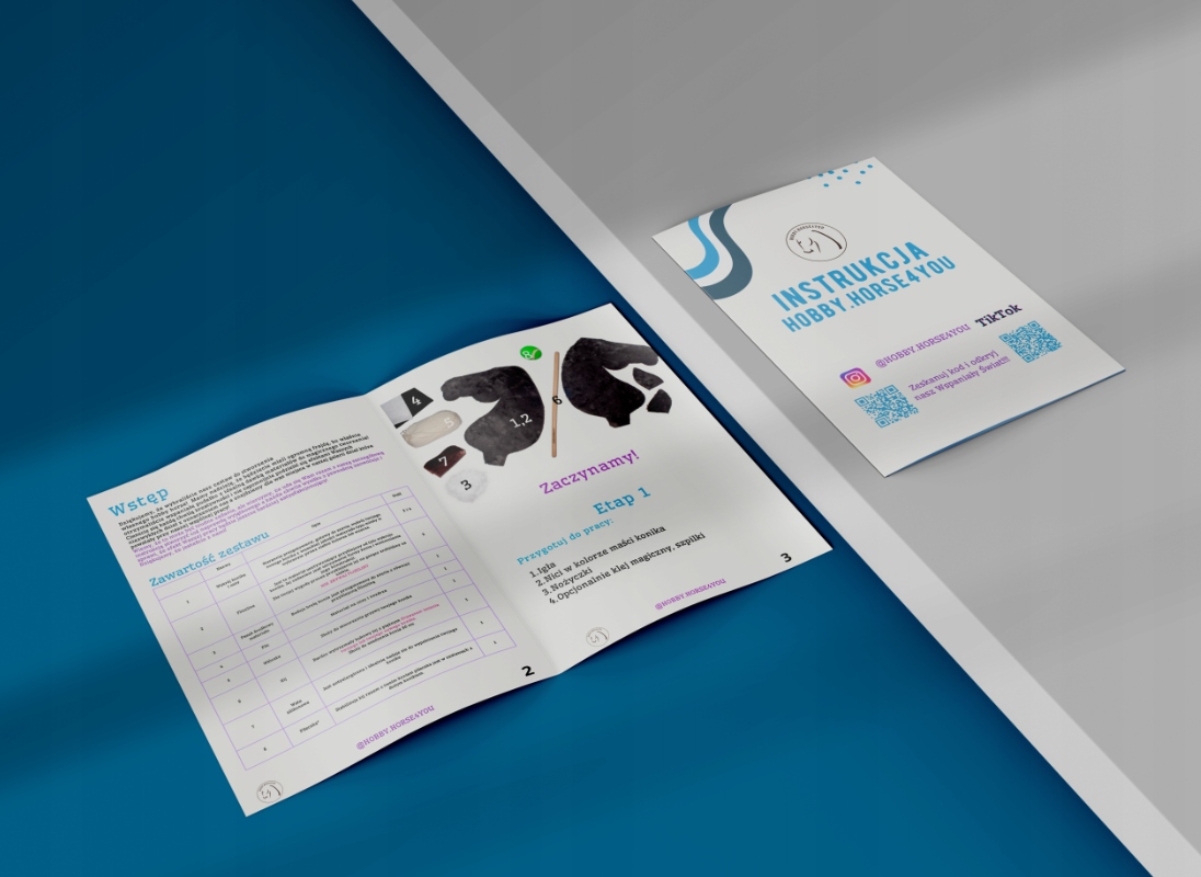 HOBBY HORSE DIY KOŃ NA PATYKU A3 XXL ZRÓB TO SAM Model HOBBY HORSE