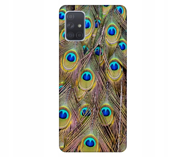 

Etui wzory do Samsung Galaxy A71 Pawie pióra