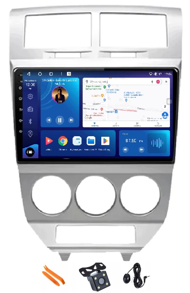 Radio Android Navigace Dodge Caliber 07-10 6/128GB Lte 4G CarPlay Gps