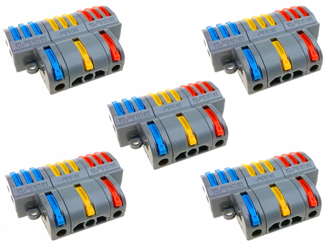 

Kostka Elektryczna Złączka Instalacyjna 3-9 5szt