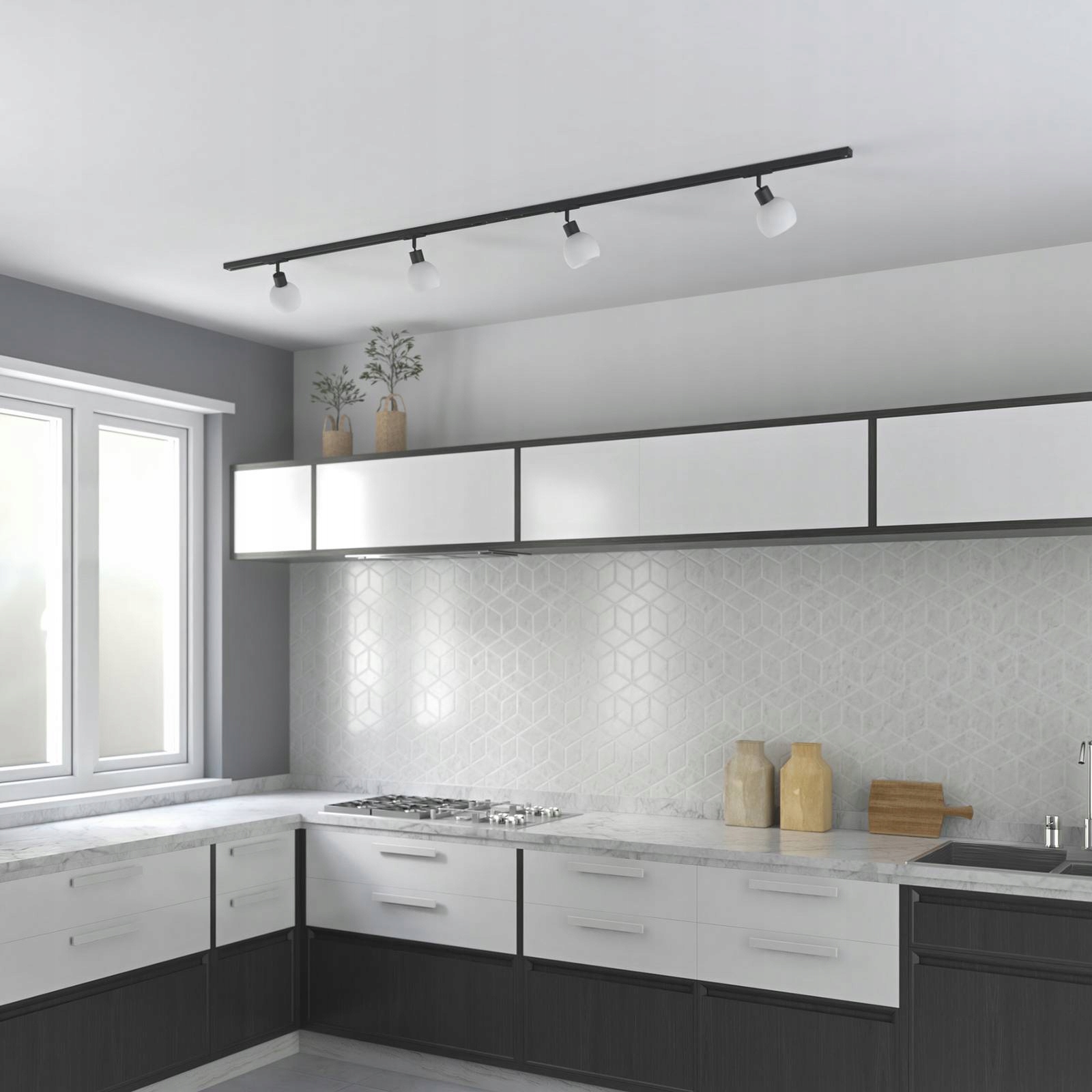 Lindby system szynowy 230V Linaro , czarny