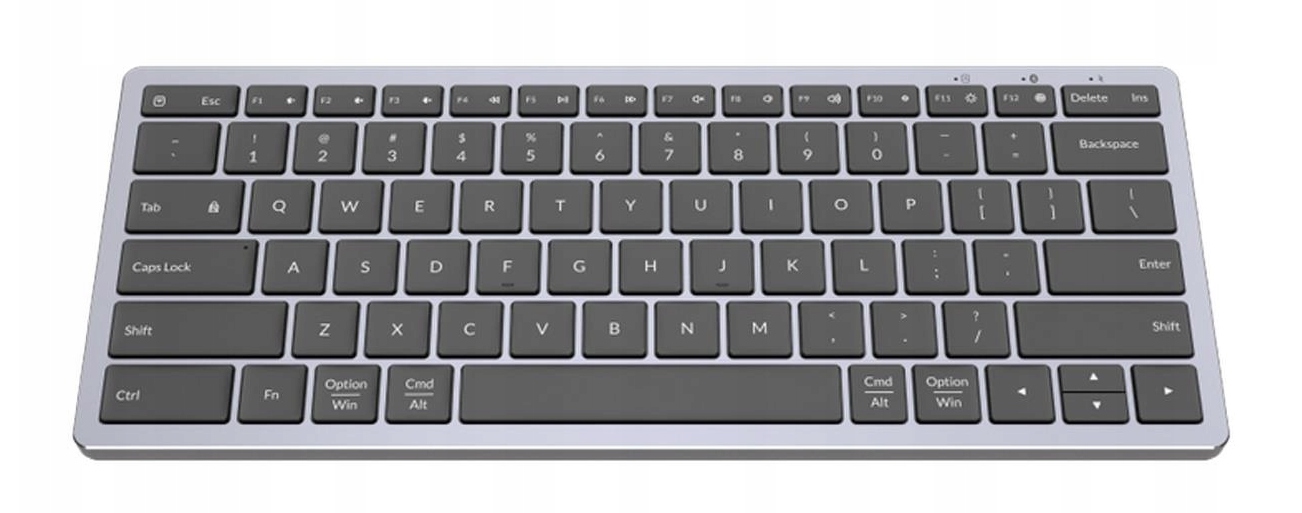 Klawiatura Bezprzewodowa x-kom Alu Keys Mini Black Aluminimu 2,4GHz Bt