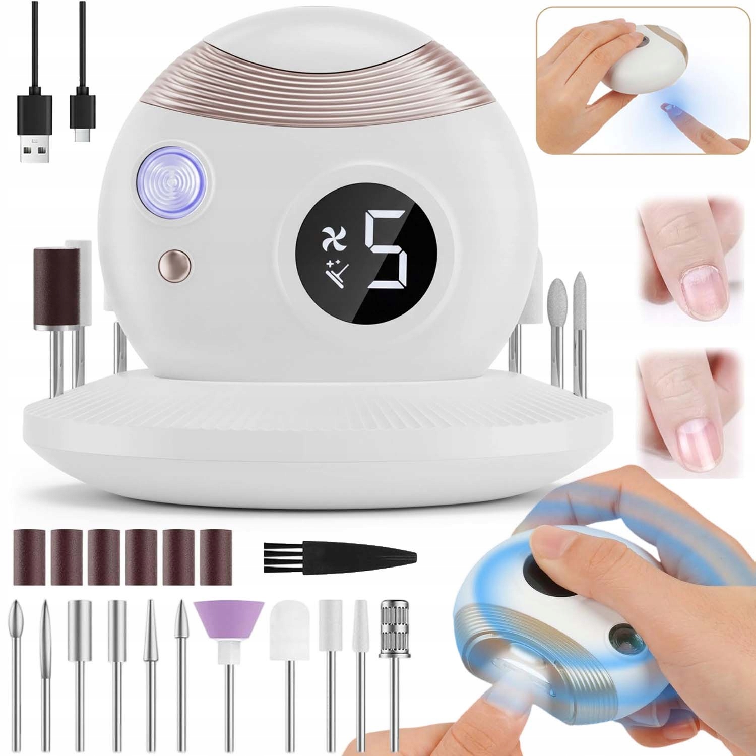 Elektrický Kleštičky Na Nehty, Tichý Zastřihovač, Snadné Použití Pro Všechno