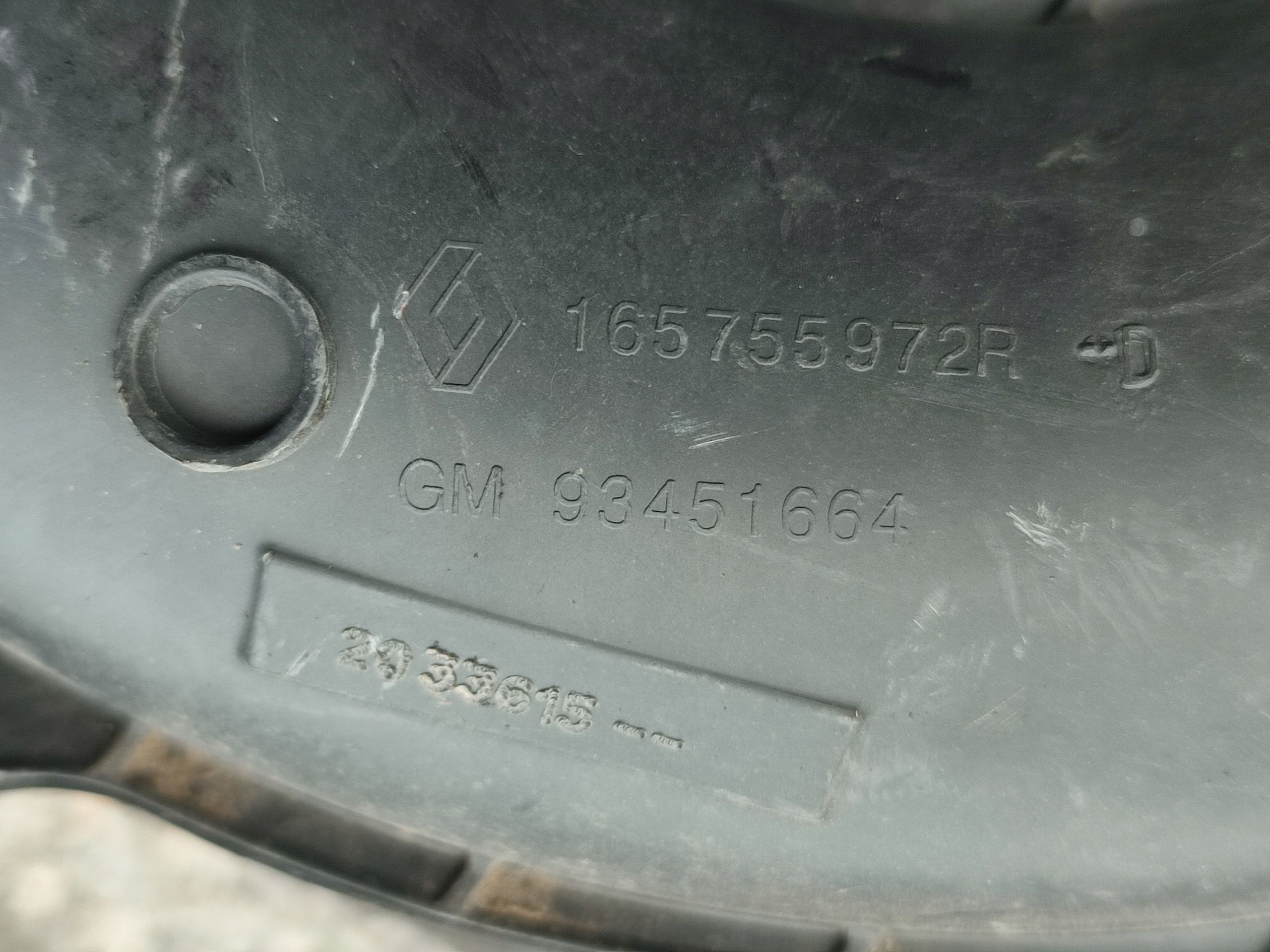 Gehäuse filter luft RENAULT TRAFIC III 165755972R 93451664
