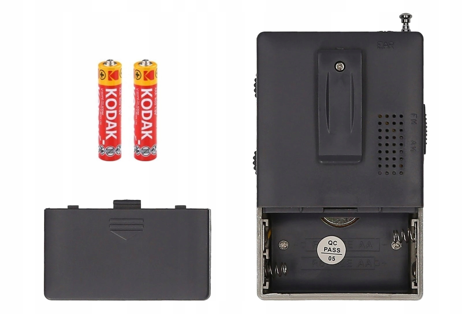MINI RADIO PRZENOŚNE AM FM + 2x BATERIA AA Funkcje brak
