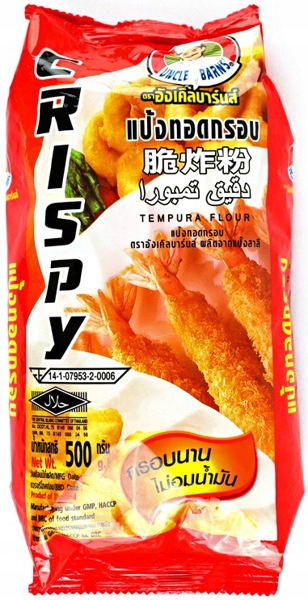 

Panierka, mąka Tempura 500g Uncle Barns Tajska