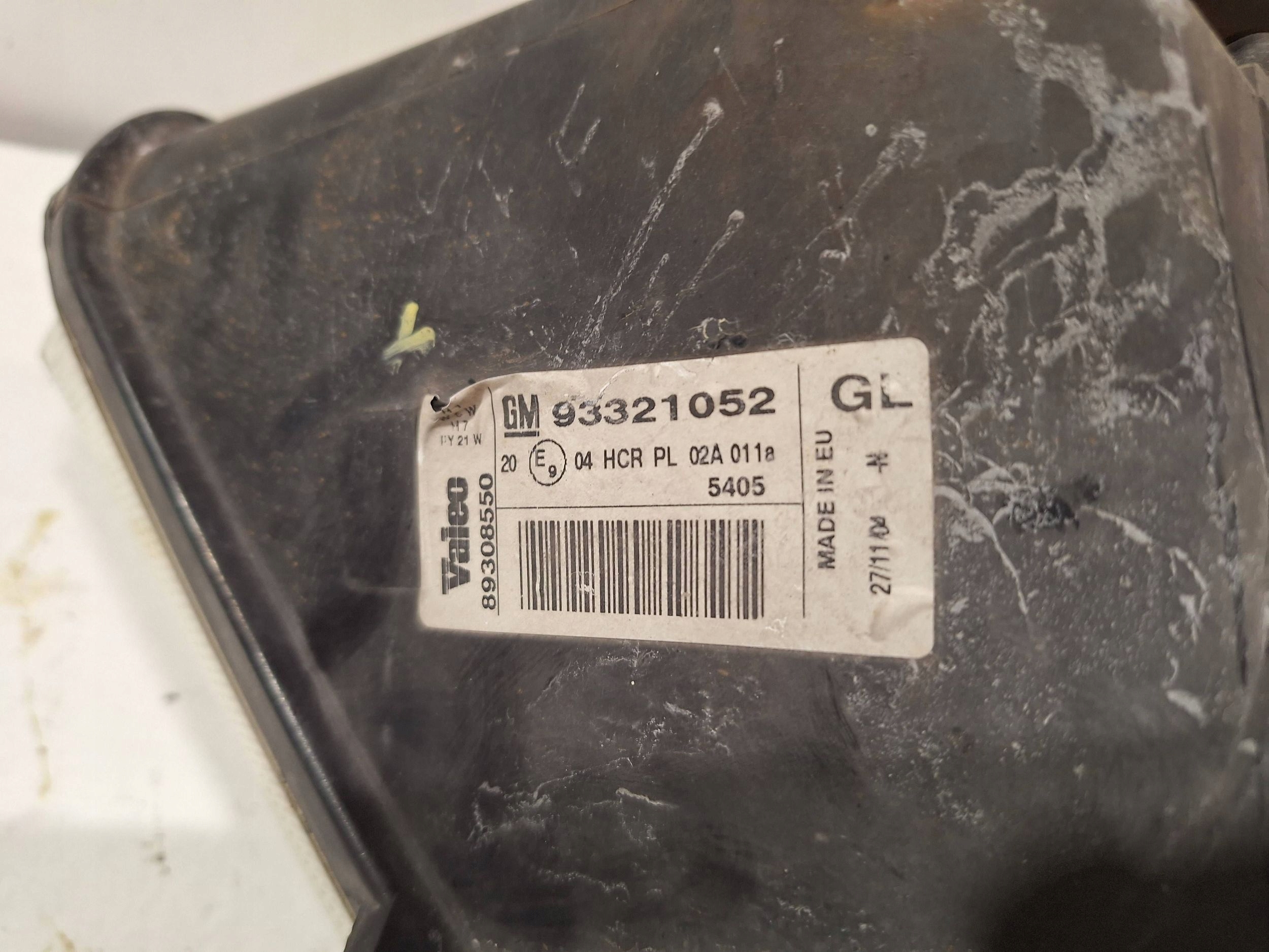 light front left 93321052 OPEL MERIVA A 06