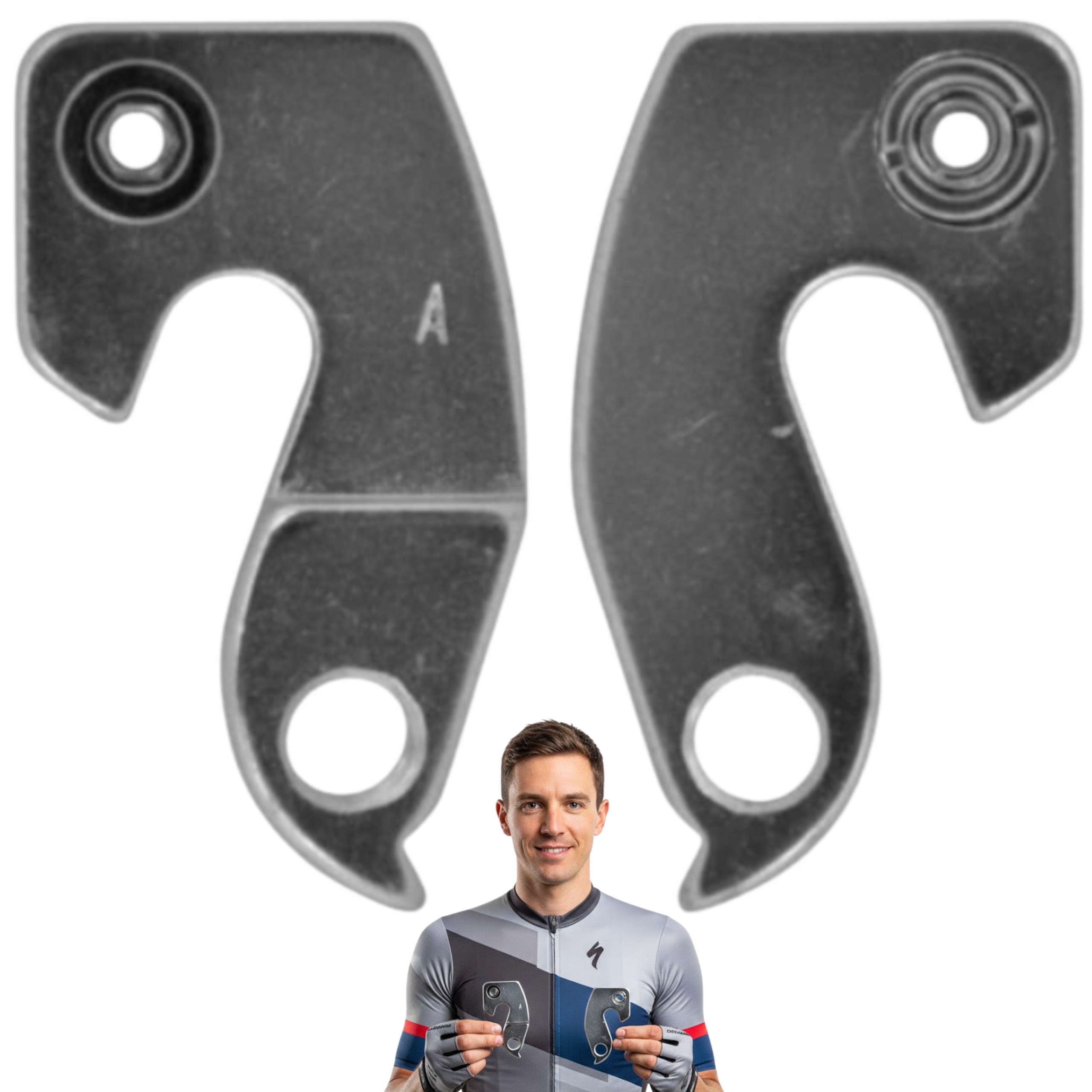 Aluminiowy Hak Przerzutki pasuje do ram Merida Lekkość i Niezawodność