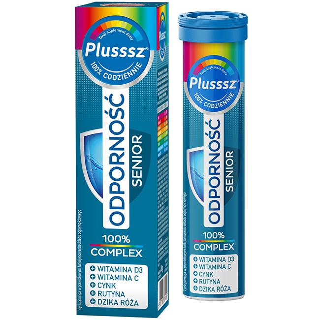 PLUSSŠ IMUNITA SENIOR 100% VITAMÍNY A MINERÁLY PRO SENIORA 20 TABL.