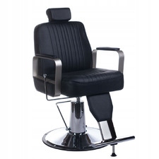 Barberské křeslo Homer BH-31237 Černá